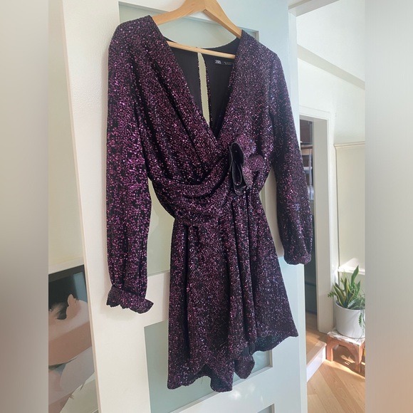 Zara Sparkly Event Dress - Picture 4 of 5